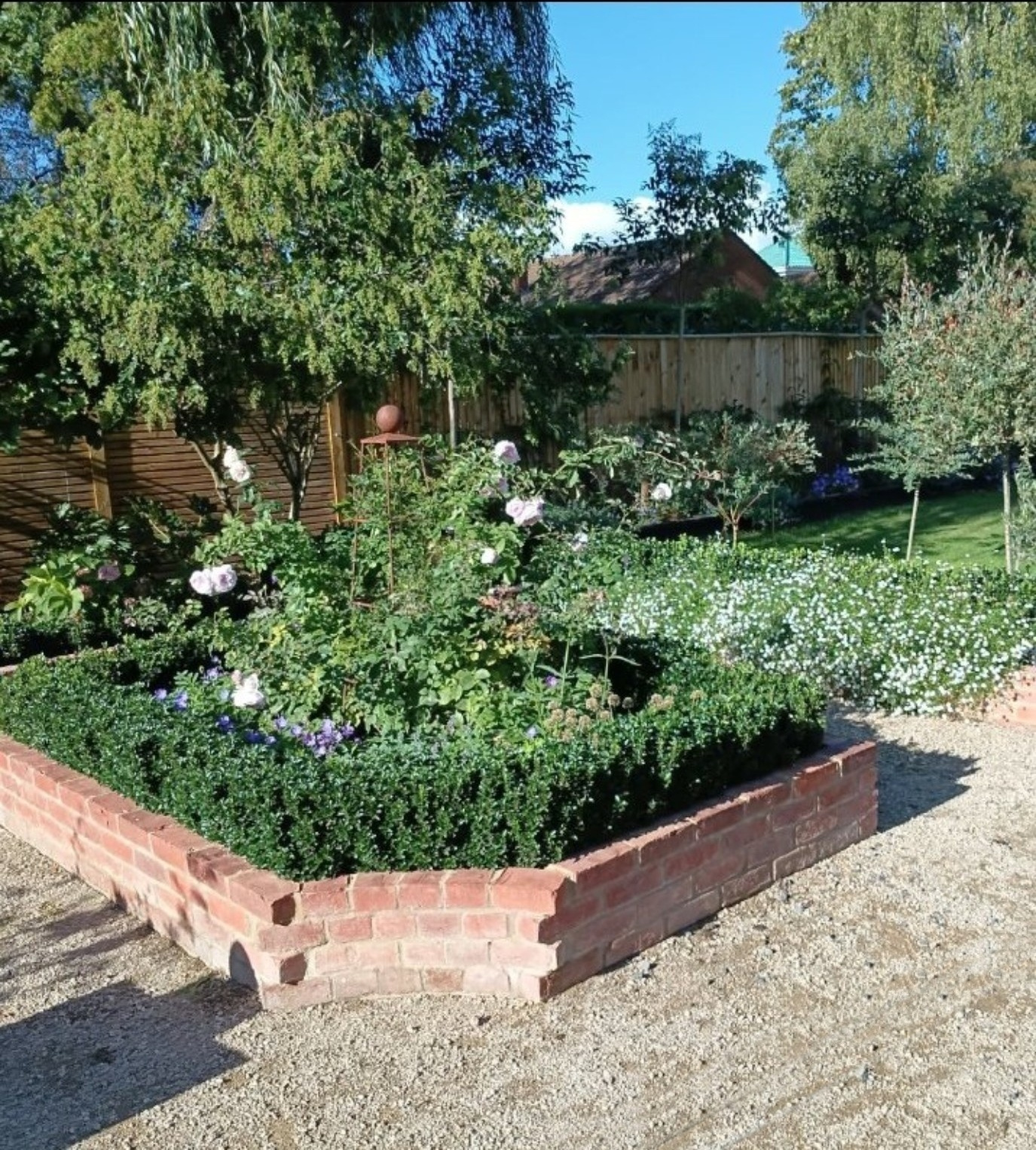 Matching garden area 4 after installation